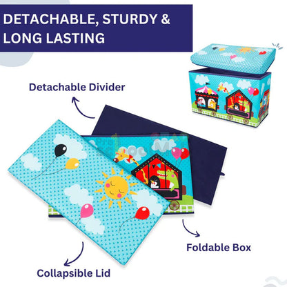 Multifunctional Foldable Storage Box for Kids