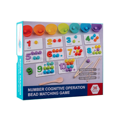 Number Cognitive Operation Bead Matching Game