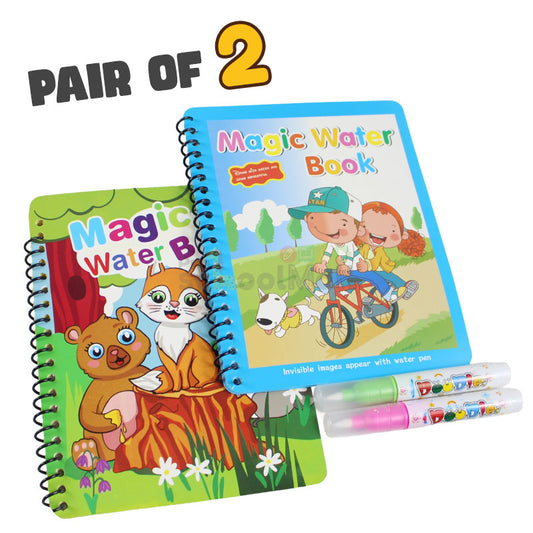Pair of 2 Magic Water Book