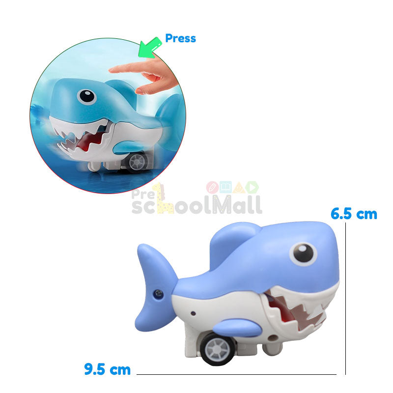 Press and Go Cute Baby Shark Toys
