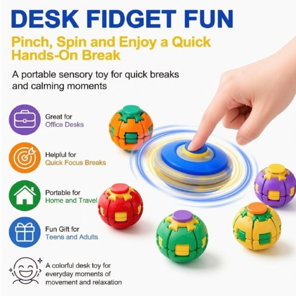 Pressing Fingertip Gyro Spinner - Preschool mall - Preschool Supplies & Educational Toys
