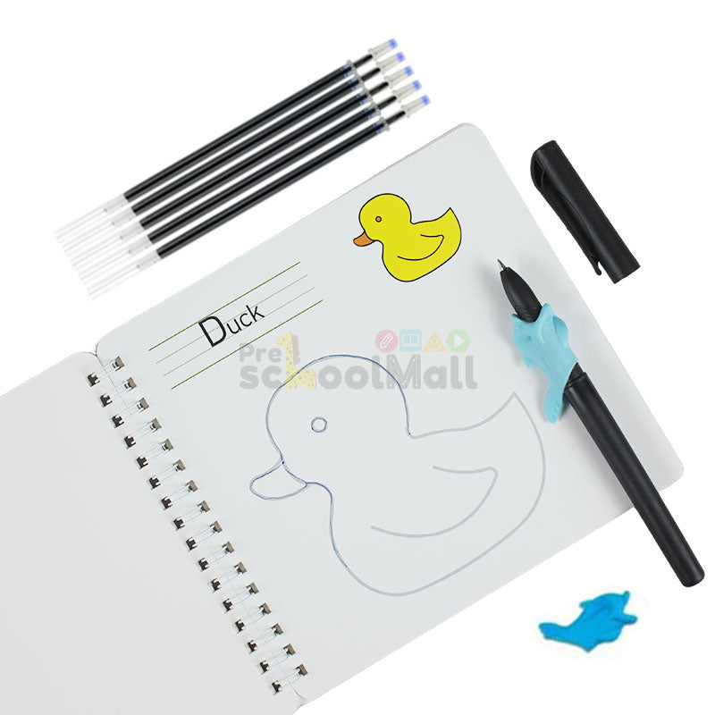 Reusable Groove Control Pen Drawing Books