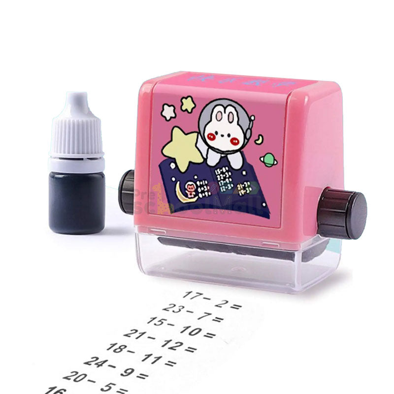 Roller Practice Number Stamp Subtraction