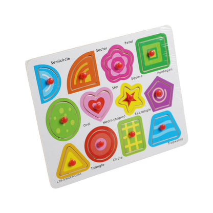 Peg Puzzle Board for Toddlers #02028
