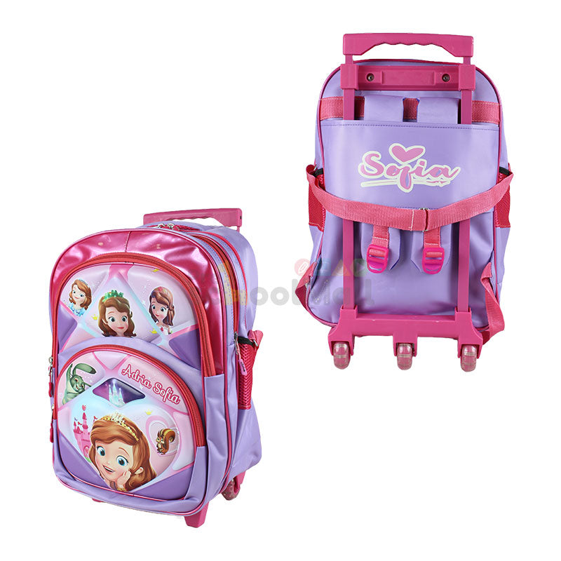 Sofia Embossed Trolley School Bag 17 inch (1756)