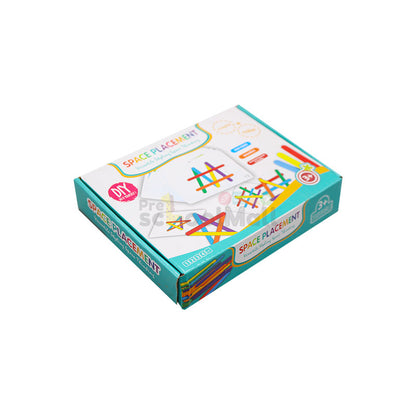 Space Placement Coloring Sticks Game Wooden