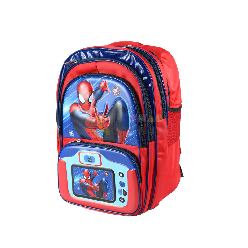 Spiderman Embossed School Bag 17 inch (1762)