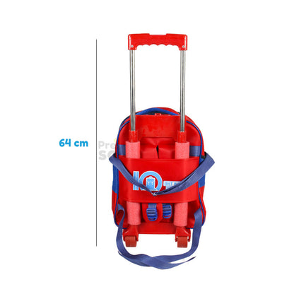 Spiderman Embossed Trolley School Bag 15″