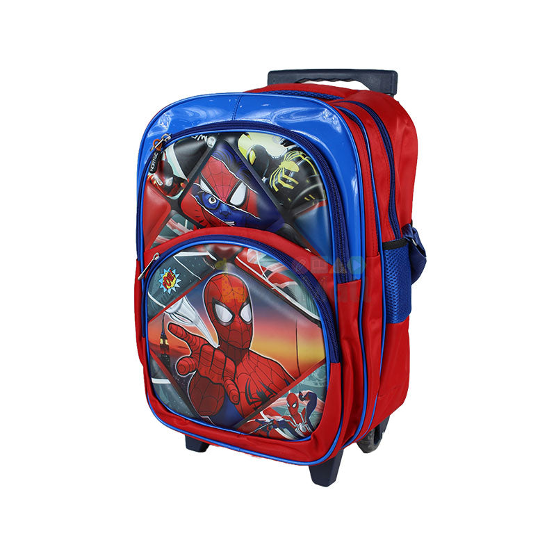 Spiderman Embossed Trolley School Bag 17 inch (1756)