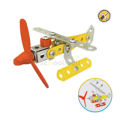 STEM Metal Assembled Toy Aircraft Medium