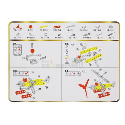 STEM Metal Assembled Toy Aircraft Medium