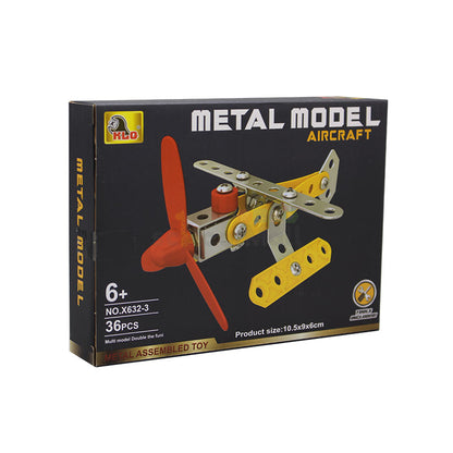 STEM Metal Assembled Toy Aircraft Medium