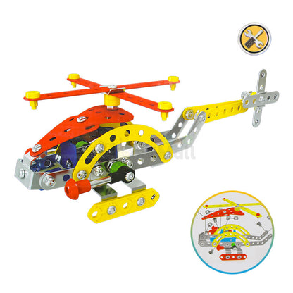 STEM Metal Assembled Toy Helicopter Large