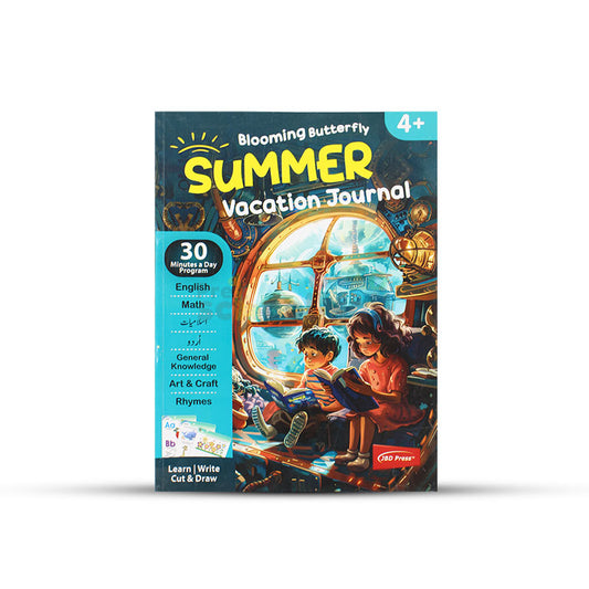 Summer Vacation Activity Book Blooming Butterfly