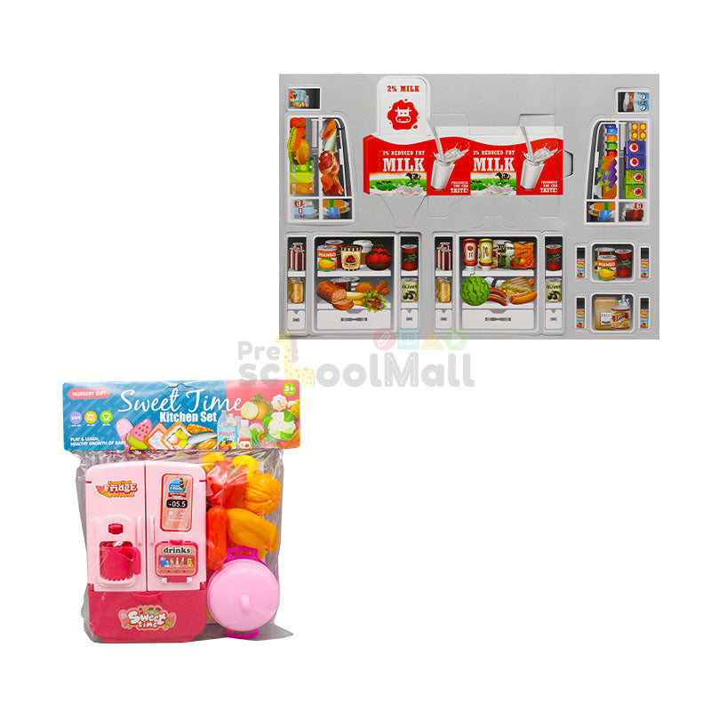 Sweet Time Kitchen Set with Frozen food & Fridge