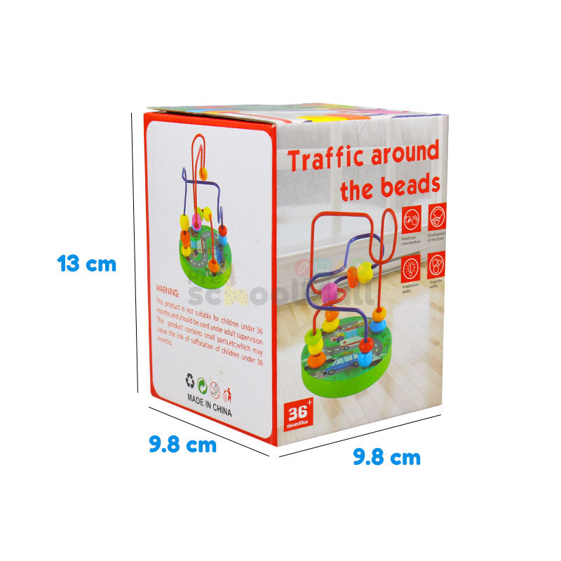 Wooden Colorful Beads Toy (0500)