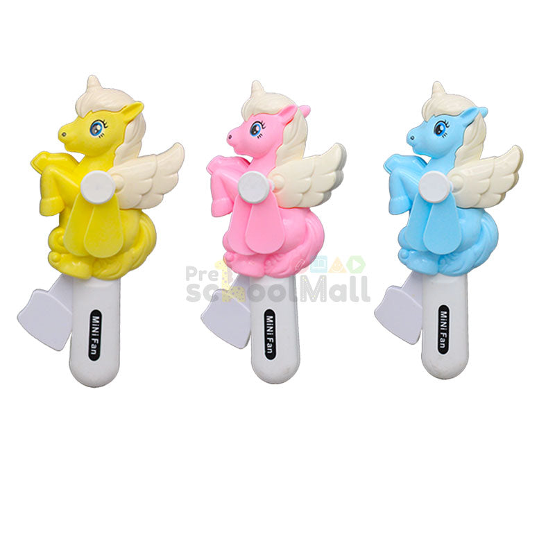 Unicorn Mini Hand Fan Toy