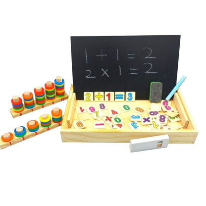 Donuts Number Crunching - Abacus - Black Board