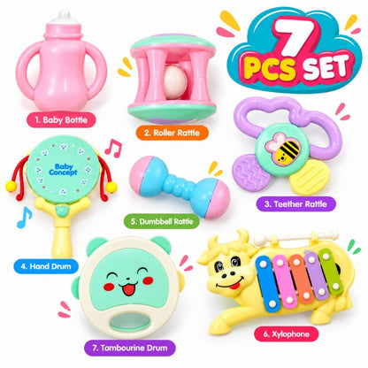 Dynamic Baby 7 Pcs Rattle & Musical Toy Set