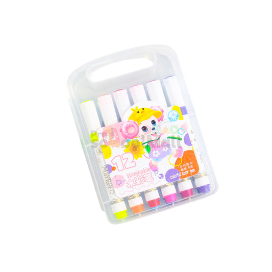 Washable Color Markers 12 Pcs #2039