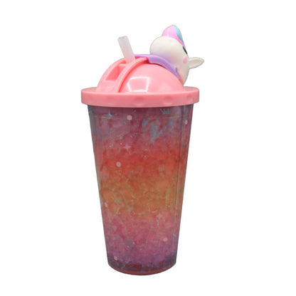 Unicorn Sipper Bottle with Straw