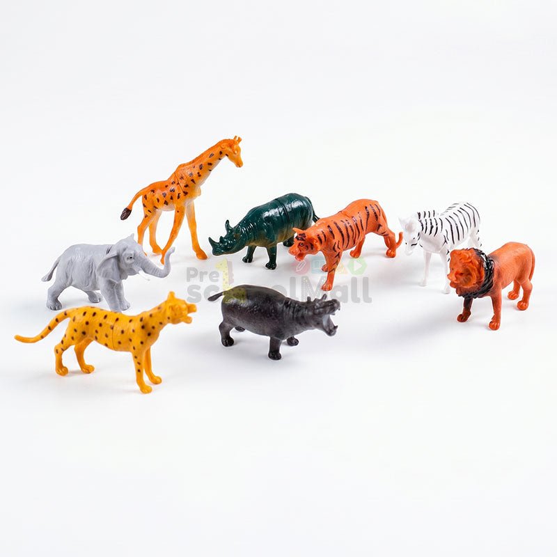 Wild Animals Figures Set of 8 2073 - Preschool mall - Preschool Supplies & Educational Toys