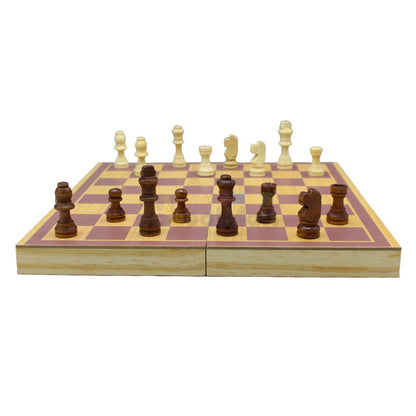 Folding Chess Set Wooden