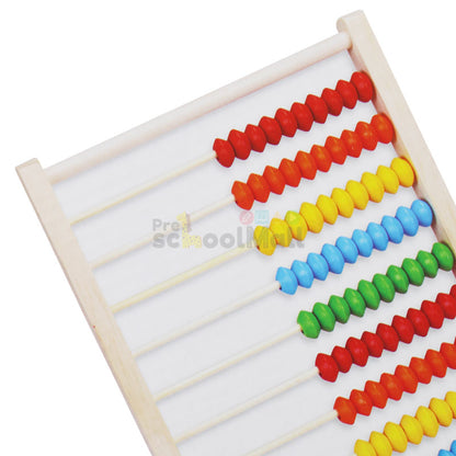 Wooden 10 Row Calculation Abacus Toy