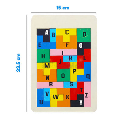 Wooden 26 Pcs Alphabets Puzzle Board
