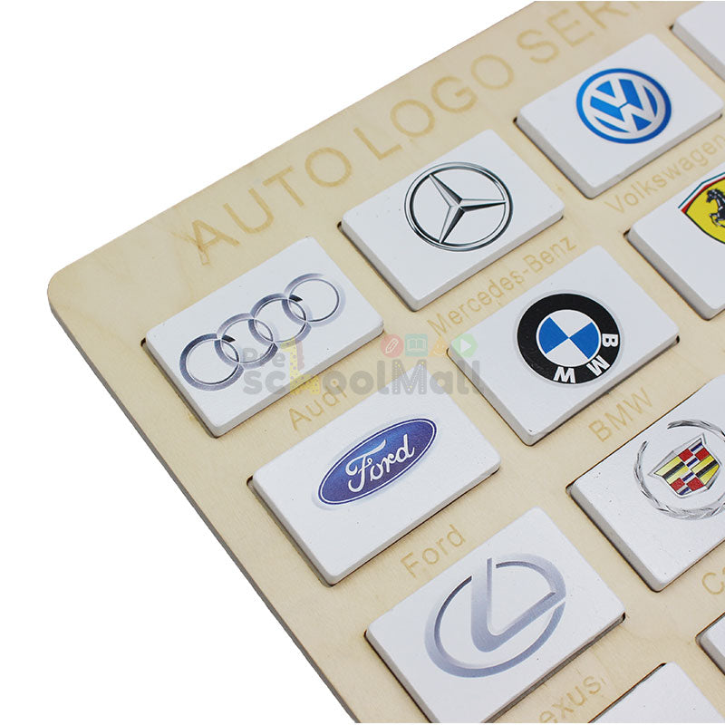 Wooden Auto Logo Series Board