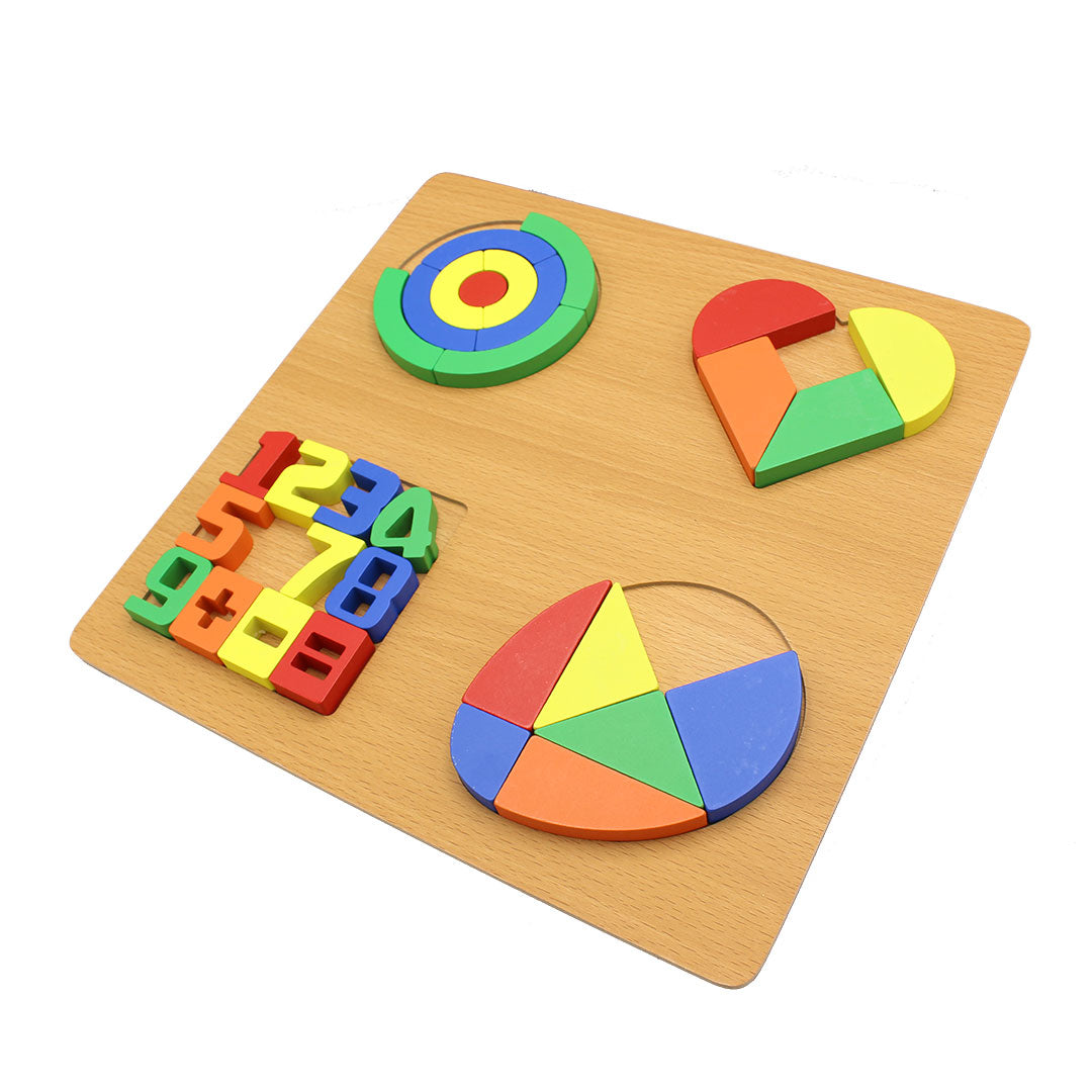 Jumbo Fractions Puzzle Board