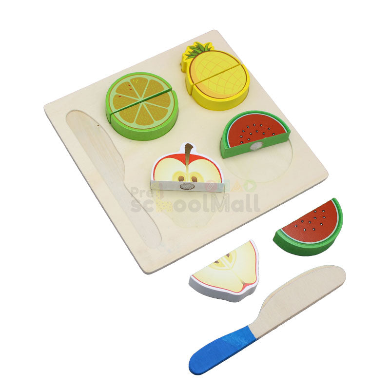 Wooden Fruit Cutting Play Set 4 in 1