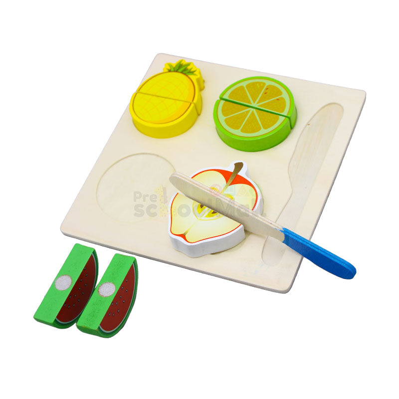 Wooden Fruit Cutting Play Set 4 in 1