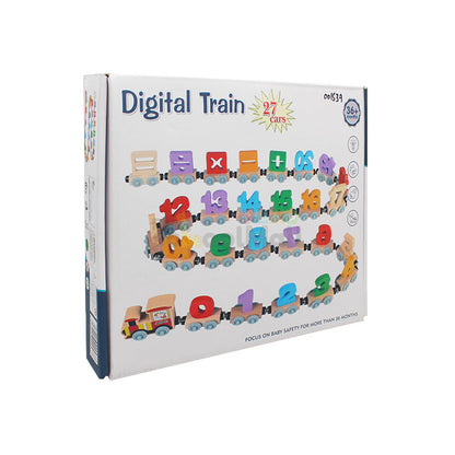 Wooden Magnetic Digital Train 0 to 20 with Signs