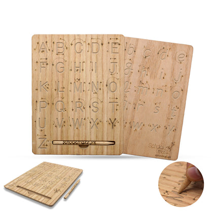 Alphabets Practice Wooden Board