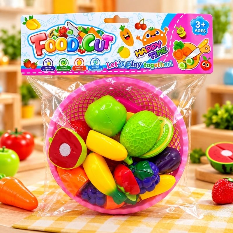 Food Cut - Cutting Fruits & Vegetables Play Set 01966