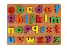 Small abc 3D Puzzle Wooden Board