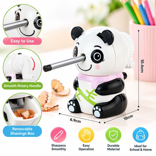 Cute Panda Rotary Pencil Sharpener