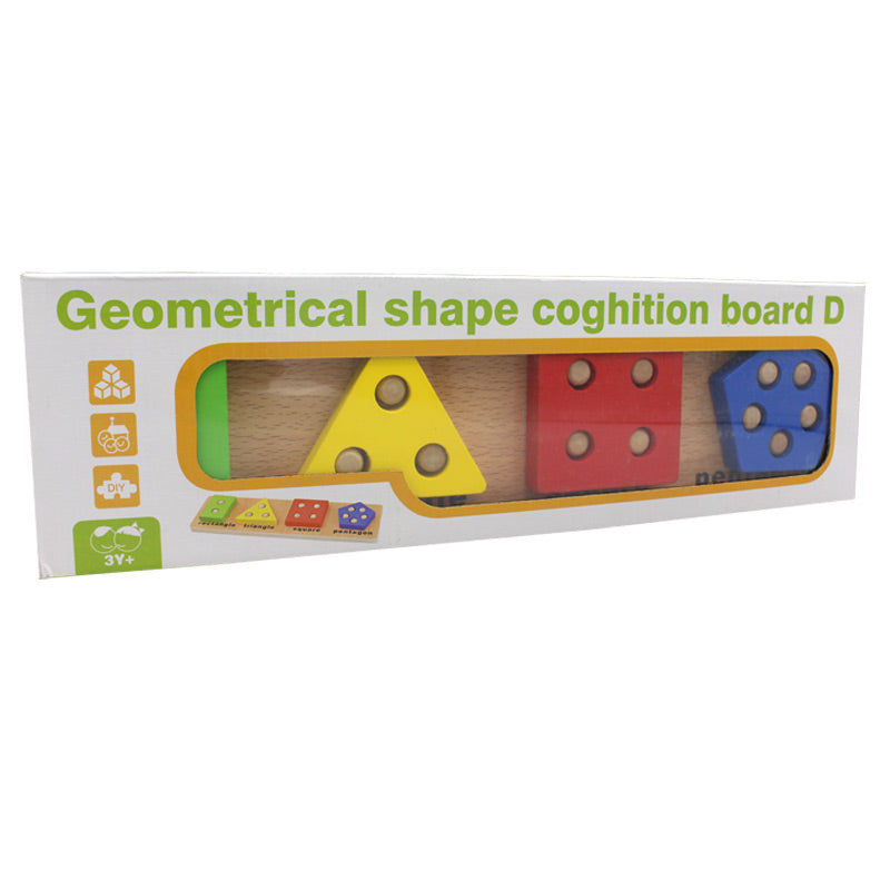 4 Column Geometrical Shapes Cognition Board D