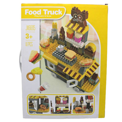 117 PCs Food Truck Building Blocks