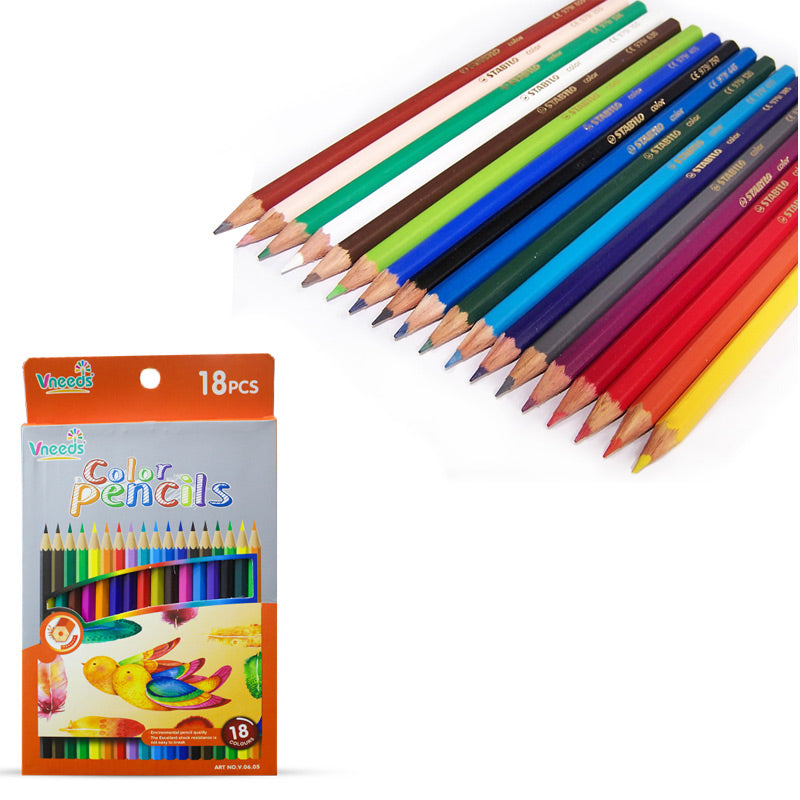 18 Pcs Color Pencils