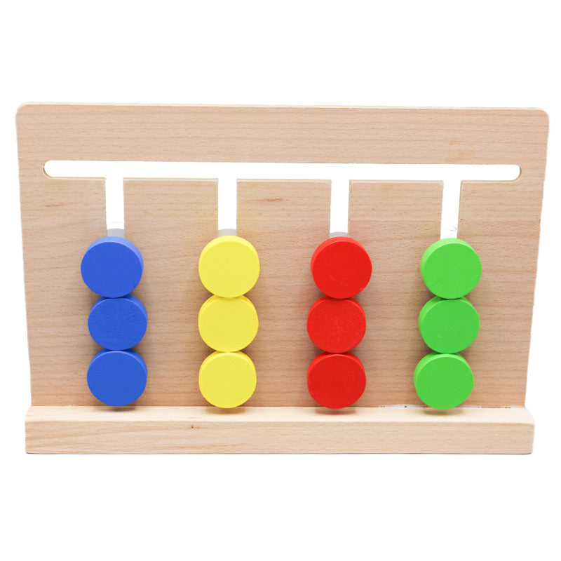 Wooden Four Color Game