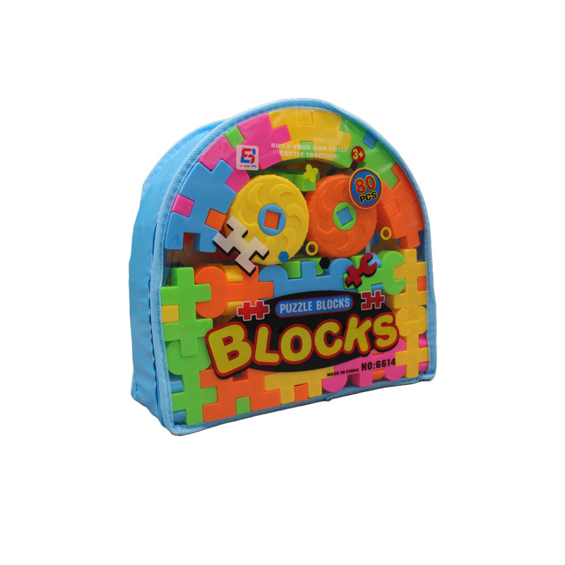 64/80 PCs Puzzle Blocks