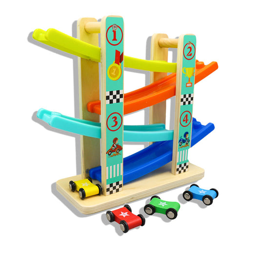 Four Track Scooter - Wooden toy