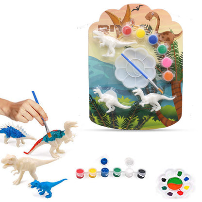 3D Dinosaurs Toys Painting Kit