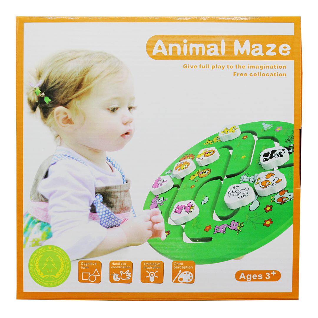 Wooden Animal Maze Toy