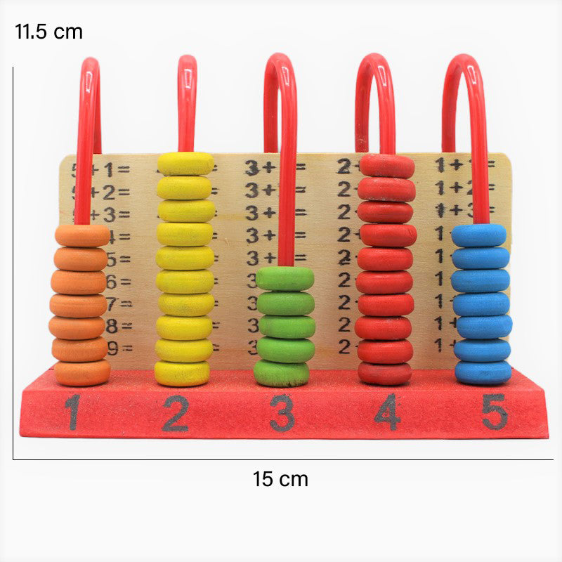 5 Gear Wooden Calculation Frame – Preschool mall - Preschool Supplies ...