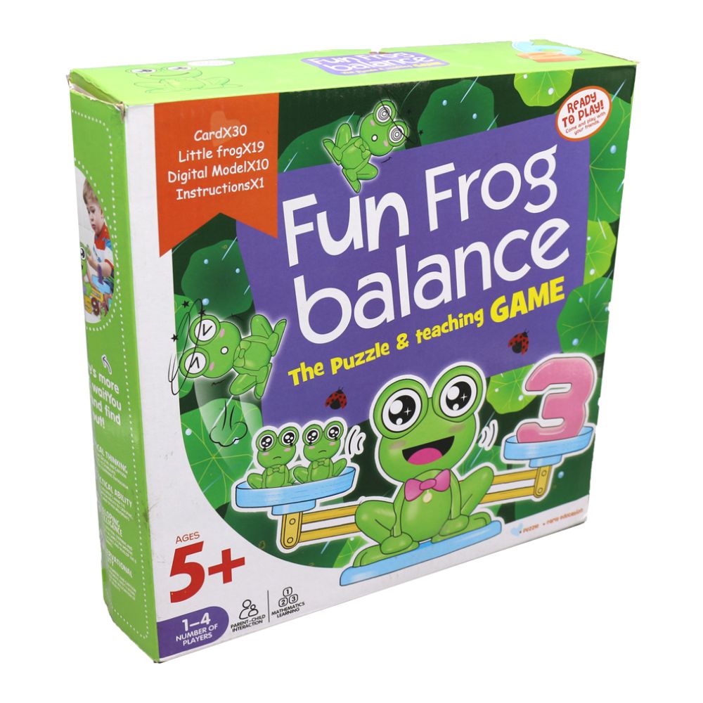Fun Frog Balance Puzzle & Teaching Game
