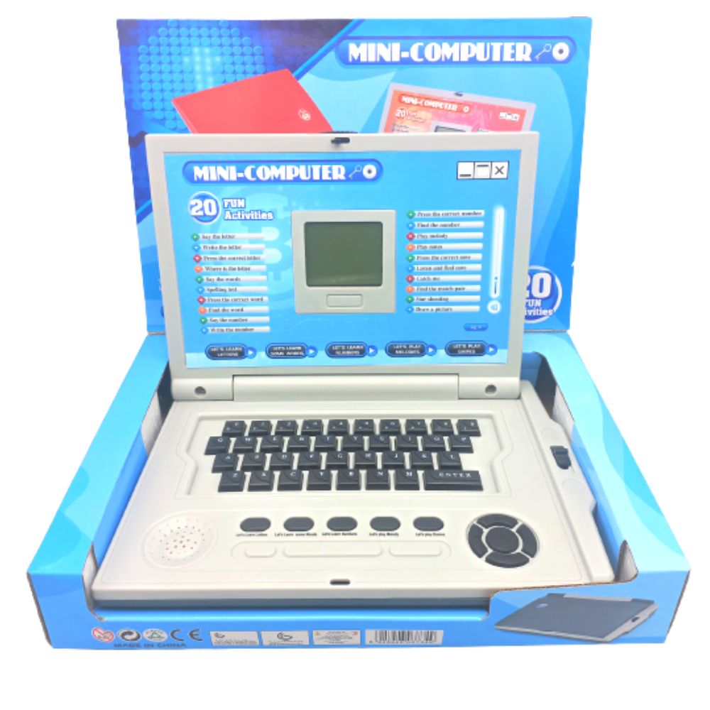 Kin Play Mini Computer 20 Fun Activities Mini-Computer – Preschool mall - Preschool Supplies ...