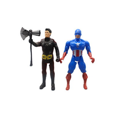 Avengers Action Figures With Light Projection Function